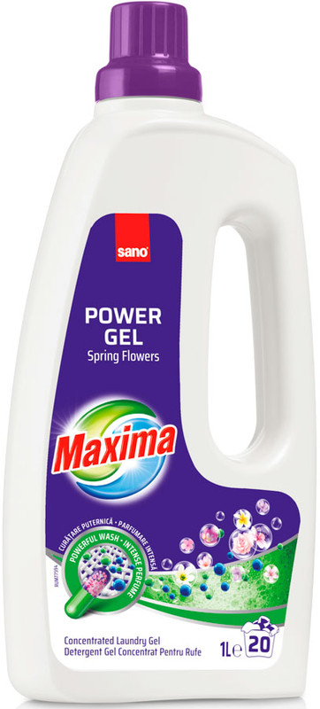 Гель для прання SANO Spring Flowers, універсальний, 1л